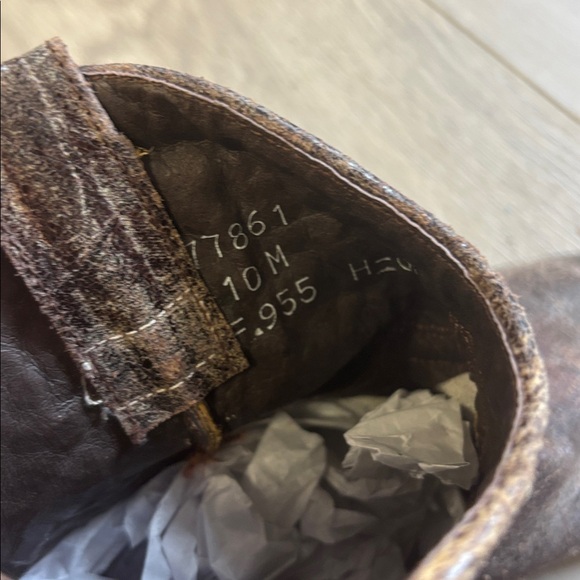 Frye Deborah cowboy ankle boots 10 - Picture 7 of 9